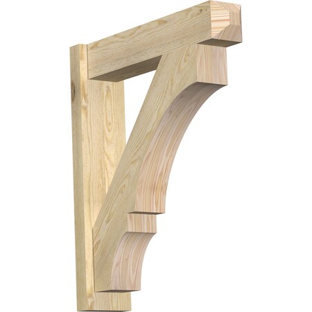 Ekena Millwork Balboa Rough Sawn Craftsman Outlooker, Douglas Fir, 6"W x 26"D x 30"H OUT06X26X30BOA04RDF
